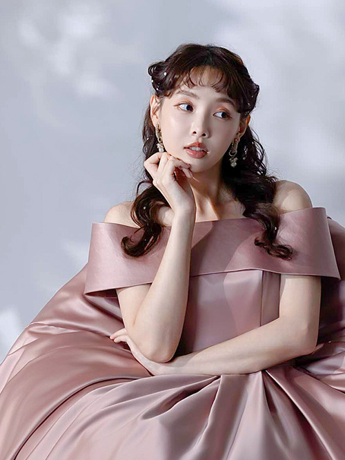 NOA0059_grayish pink | チュノアウエディング【公式】_こだわりの