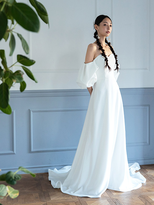 NOA0063_offwhite パフ | チュノアウエディング【公式】_こだわりの